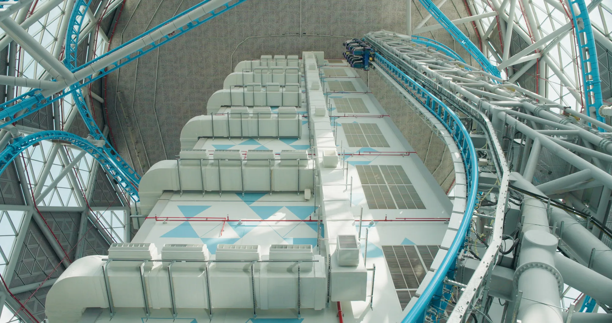 The Storm - Dubai Hills' indoor coaster extreme vertical launch